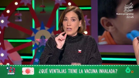 Boticaria García analiza la vacuna intranasal de la gripe para niños: "Tiene inmunidad buena y, además, local en la mucosa" En plena epidemia de gripe, Boticaria García da las claves de las vacunas para afrontar con más y mejores herramientas el virus. En este vídeo, explica cómo es la novedosa vacuna intranasal que se recomienda para niños a partir de 2 años.