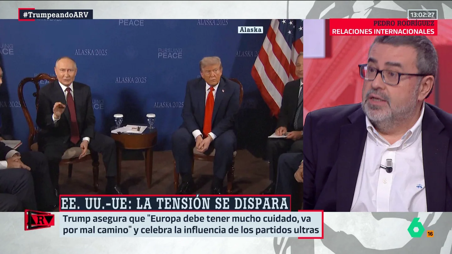 Pedro Rodríguez, tras las declaraciones de Trump: "Europa tiene que empezar a asumir que está sola" Pedro Rodríguez, tras las declaraciones de Trump: "Europa tiene que empezar a asumir que está sola"