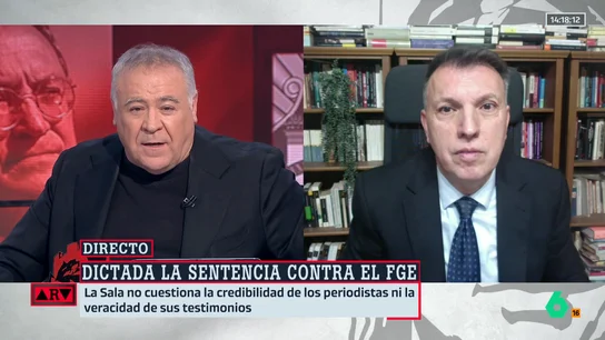 Joaquim Bosch, contundente contra la condena al fiscal general: "Es una sentencia bastante objetable jurídicamente, no hay prueba directa" Joaquim Bosch, contundente contra la condena al fiscal general: "Es una sentencia bastante objetable jurídicamente, no hay prueba directa"