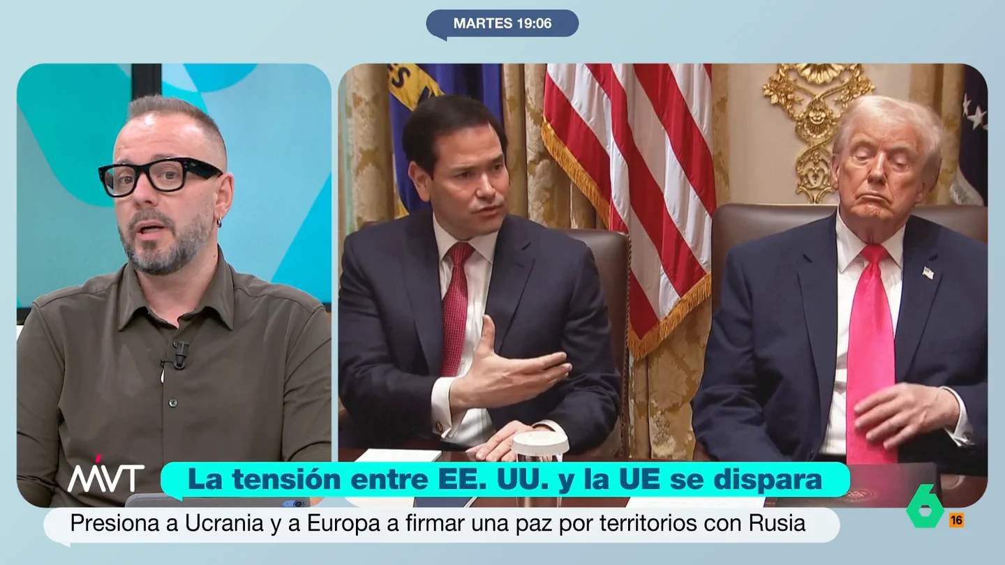 Antonio Maestre, tras las últimas amenazas de Trump a Europa: "Rusia es una amenaza a nuestra soberanía, pero también EEUU" Antonio Maestre reacciona en este vídeo a las últimas palabras de Donald Trump sobre Europa y asegura que el Viejo Continente "tendría que darse por aludido de que sus aliados han cambiado".