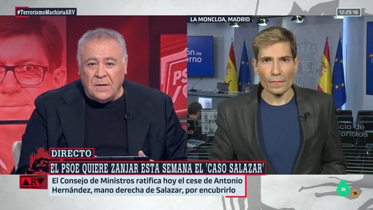 Juanma Romero señala que desde Moncloa identifican movimientos internos para "debilitar" a Sánchez: "Hay movimientos peligrosos" Juanma Romero señala que desde Moncloa identifican movimientos internos para "debilitar" a Sánchez: "Hay movimientos peligrosos"
