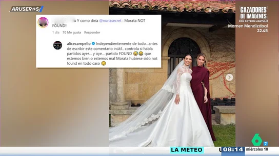 Alice Campello y Álvaro Morata reaccionan a su crisis por separado: del "Morata not found" al "todo pasa" Alice Campello y Álvaro Morata reaccionan a su crisis por separado: del "Morata not found" al "todo pasa"