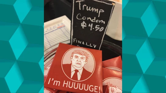 La imagen del archivo de Epstein que muestra los "condones Trump". La imagen del archivo de Epstein que muestra los "condones Trump".