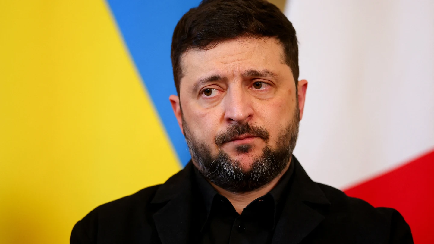El presidente de Ucrania, Volodimir Zelenski. El presidente de Ucrania, Volodimir Zelenski.
