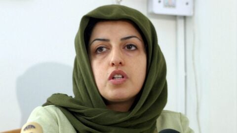 Foto de archivo de Narges Mohammadi