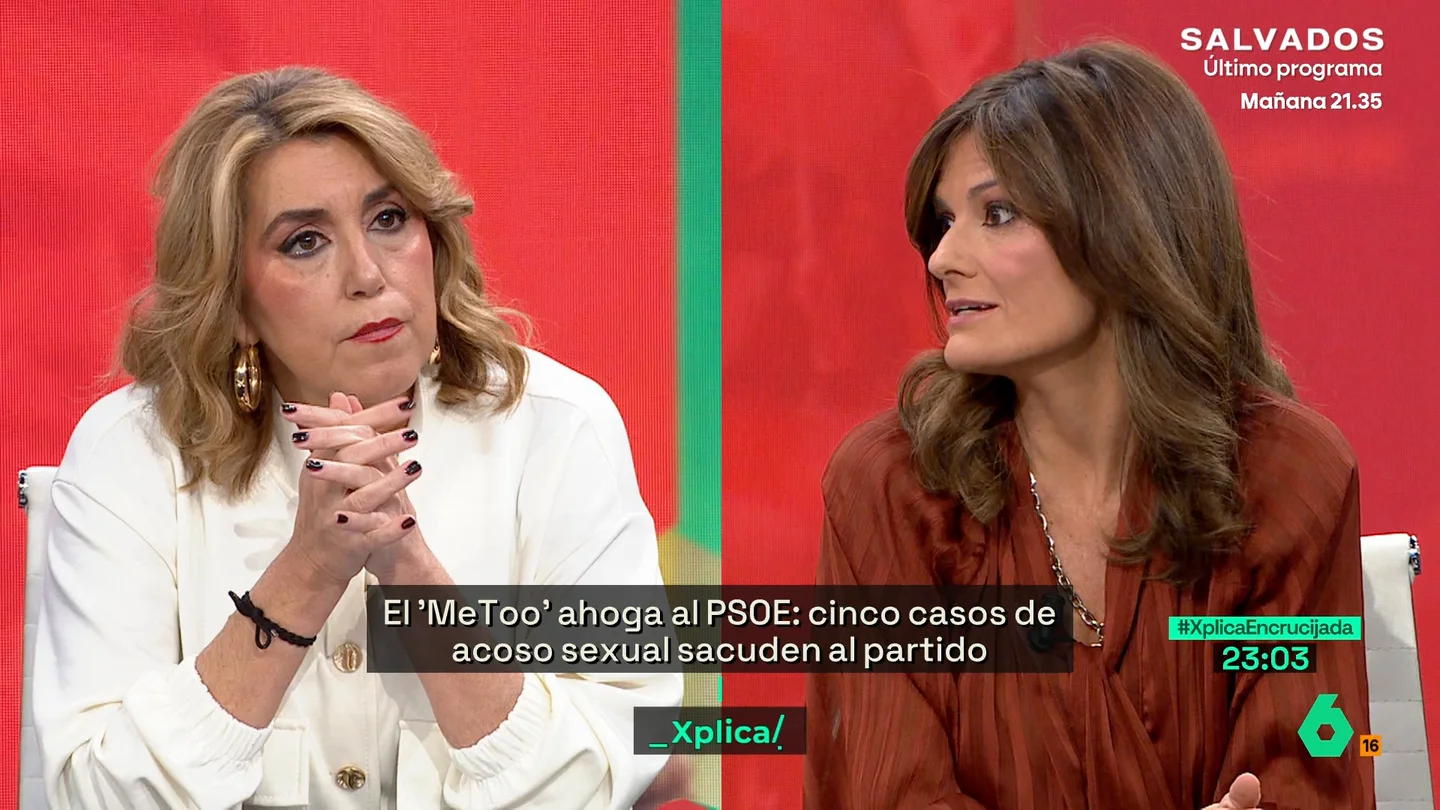 Pilar Gómez, sobre las denuncias por acoso sexual en el PSOE: "No es que no funcione el protocolo, es que no han querido que funcione" Pilar Gómez, sobre las denuncias por acoso sexual en el PSOE: "No es que no funcione el protocolo, es que no han querido que funcione"