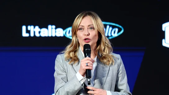 La primera ministra italiana, Giorgia Meloni La primera ministra italiana, Giorgia Meloni