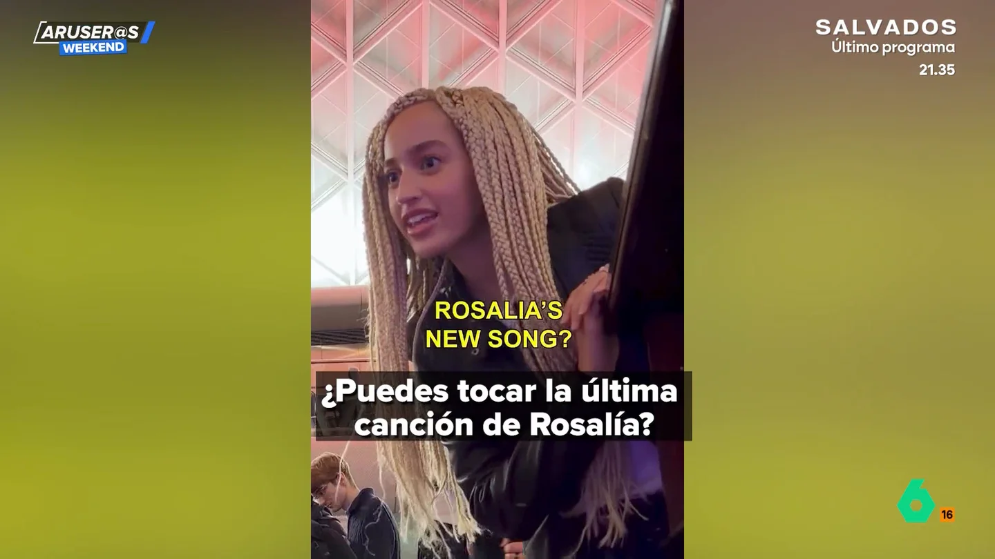 El vídeo del espectacular flash mob de 'Berghain' de Rosalía interpretado por un grupo de músicos en Londres El vídeo del espectacular flash mob de 'Berghain' de Rosalía interpretado por un grupo de músicos en Londres