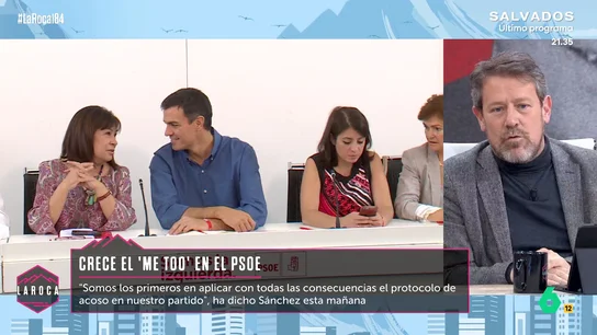 Manu Mostaza, tajante con Sánchez tras sus declaraciones sobre el protocolo de acoso: "Para él, el feminismo es una herramienta más" Manu Mostaza, tajante con Sánchez tras sus declaraciones sobre el protocolo de acoso: "Para él, el feminismo es una herramienta más"