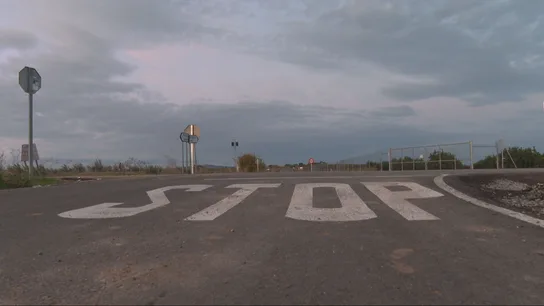 Lugar del accidente en Alcalá del Río (Sevilla) Lugar del accidente en Alcalá del Río (Sevilla)