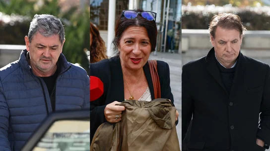 De izquierda a derecha, Antxon Alonso, Leire Díez y Vicente Fernández De izquierda a derecha, Antxon Alonso, Leire Díez y Vicente Fernández