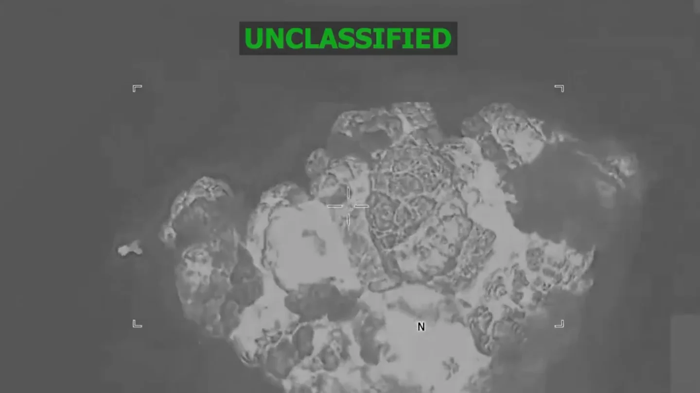 Imagen de uno de los ataques llevados a cabo por Estados Unidos contra supuestas narcolanchas Imagen de uno de los ataques llevados a cabo por Estados Unidos contra supuestas narcolanchas