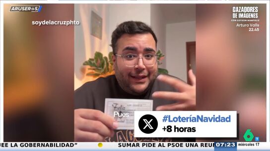 Un influencer se hace con el d&eacute;cimo de la Loter&iacute;a de Navidad que, seg&uacute;n ChatGPT, podr&iacute;a ser el Gordo: este es el n&uacute;mero
