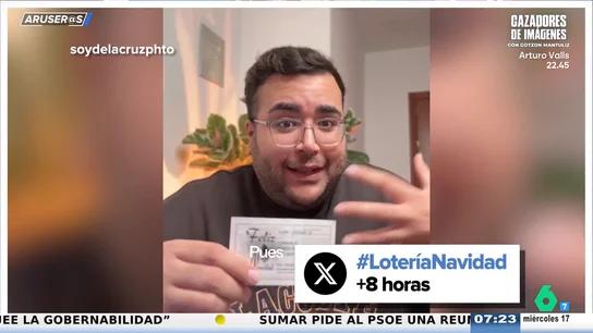 Un influencer se hace con el décimo de la Lotería de Navidad que, según ChatGPT, podría ser el Gordo: este es el número Un influencer se hace con el décimo de la Lotería de Navidad que, según ChatGPT, podría ser el Gordo: este es el número