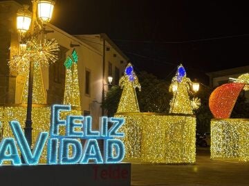 Corona de los Reyes Magos en la Plaza de San Juan, Telde
