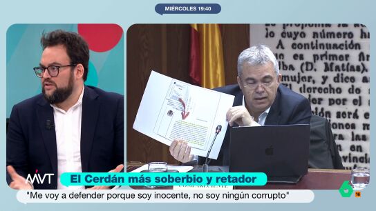 Jos&eacute; Enrique Monrosi se muestra muy cr&iacute;tico con la actitud del PSOE con Cerd&aacute;n, &Aacute;balos, Koldo o Salazar y recuerda que "gracias a esta gente, en este pa&iacute;s va a gobernar la derecha de la mano de la ultraderecha mucho tiempo".
