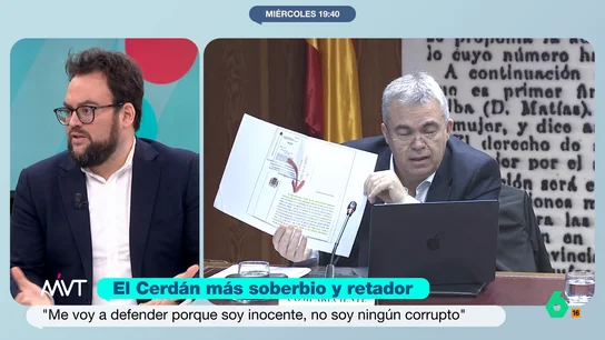 Monrosi: "Me llama la atención que el PSOE no trate a Cerdán, Ábalos, Koldo o Salazar como unos auténticos traidores" José Enrique Monrosi se muestra muy crítico con la actitud del PSOE con Cerdán, Ábalos, Koldo o Salazar y recuerda que "gracias a esta gente, en este país va a gobernar la derecha de la mano de la ultraderecha mucho tiempo".