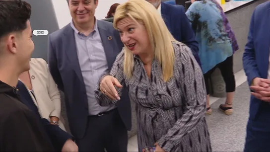 Imagen de Leire Díez durante la época en la que trabajaba en Correos Imagen de Leire Díez durante la época en la que trabajaba en Correos