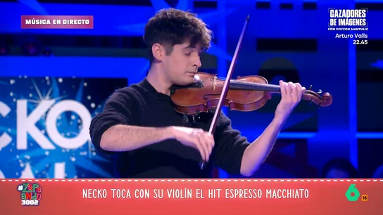 Así suena 'Expresso Machiatto' en el violín de Necko Vidal: su espectacular versión en directo, en vídeo Necko Vidal analiza hoy en Zapeando algunas de las canciones más escuchadas de este 2025 y hace sus previsiones para 2026. Además, versiona en este vídeo uno de los grandes 'hits' del año: 'Expresso Machiatto'.