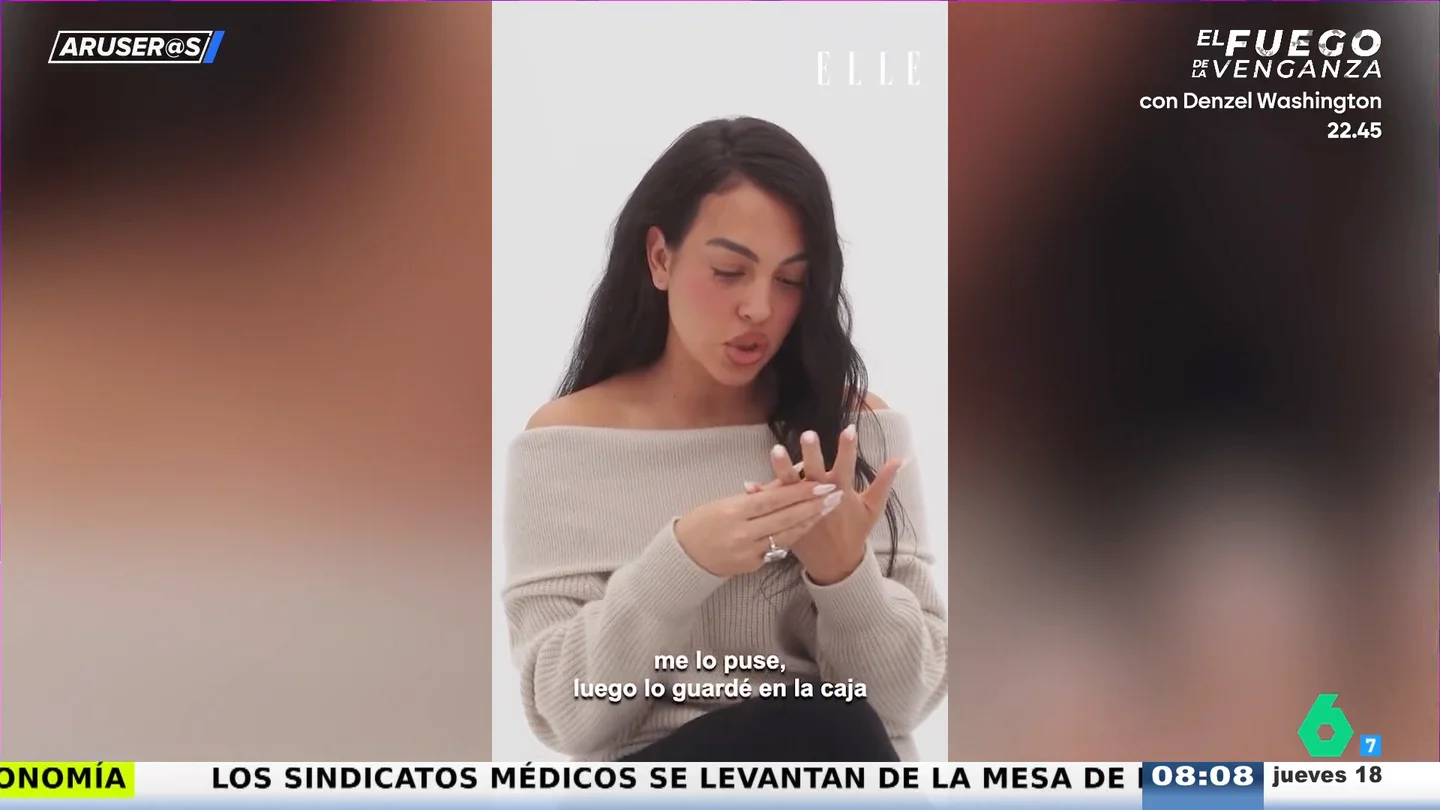 Georgina Rodríguez desvela su reacción cuando Cristiano Ronaldo le pidió matrimonio: no, no es la que esperas Georgina Rodríguez desvela su reacción cuando Cristiano Ronaldo le pidió matrimonio: no, no es la que esperas