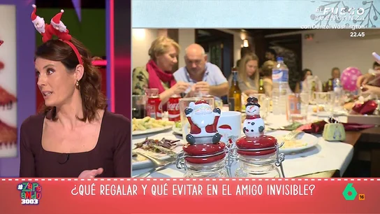 ¿Qué debemos evitar a la hora de celebrar el amigo invisible? María José Gómez y Verdú lo desvela En este vídeo, la experta en protocolo aborda una de las tradiciones navideñas más habituales. María José indica qué se debe tener en cuenta para celebrarlo como, por ejemplo, establecer un presupuesto o una temática.