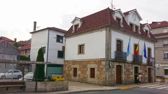 Imagen de la facahada del Ayuntamiento de Moraña (Pontevedra) Imagen de la facahada del Ayuntamiento de Moraña (Pontevedra)