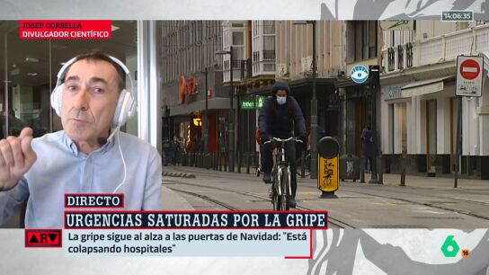 El diagn&oacute;stico de Corbella sobre la supergripe: "Llegaremos a Navidad con una bajada del pico de contagios"