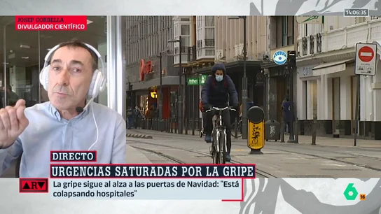 El diagnóstico de Corbella sobre la supergripe: "Llegaremos a Navidad con una bajada del pico de contagios" El diagnóstico de Corbella sobre la supergripe: "Llegaremos a Navidad con una bajada del pico de contagios"