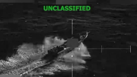 Imagen del ataque de EEUU. Imagen del ataque de EEUU.