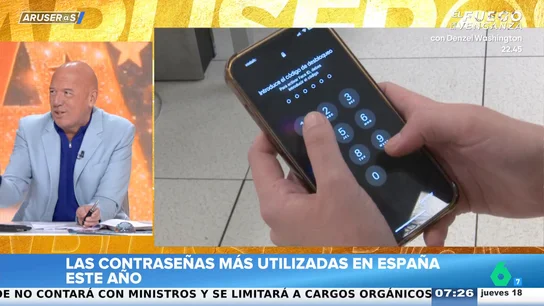 Alfonso Arús reacciona a las contraseñas más usadas en España: "No aprendemos, somos vagos" Alfonso Arús reacciona a las contraseñas más usadas en España: "No aprendemos, somos vagos"