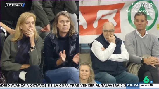 El vídeo de la infanta Cristina e Iñaki urdangarin en el partido de su hijo: "Coincidieron y evitaron saludarse" El vídeo de la infanta Cristina e Iñaki urdangarin en el partido de su hijo: "Coincidieron y evitaron saludarse"