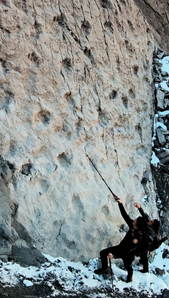 Descubrimiento del famoso “valle de los dinosaurios”, en el Parque Nacional de Stelvio, en los Dolomitas italianos.
