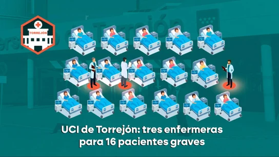 El día 13 de octubre tan solo trabajaron en la UCI tres enfermeras para 16 pacientes graves El día 13 de octubre tan solo trabajaron en la UCI tres enfermeras para 16 pacientes graves