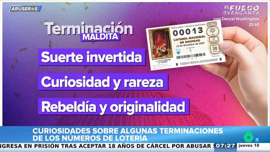 Estas son las terminaciones que generan más fidelidad en la Lotería de Navidad Estas son las terminaciones que generan más fidelidad en la Lotería de Navidad