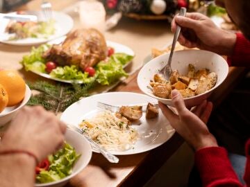 Comida en la mesa