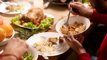 Comida en la mesa