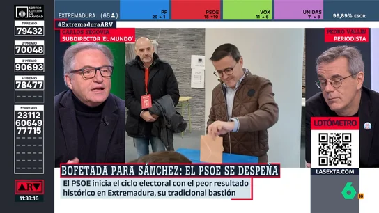 Carlos Segovia, tras las elecciones en Extremadura: "Ha fracasado un modelo de gobierno" Carlos Segovia, tras las elecciones en Extremadura: "Ha fracasado un modelo de gobierno"