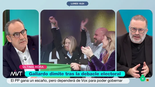Edu Galán: "El PP tiene que entender que con respecto a Vox tiene que seguir una estrategia sanchista" Edu Galán: "El PP tiene que entender que con respecto a Vox tiene que seguir una estrategia sanchista"