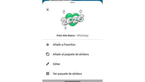 El sticker más destacado del nuevo pack El sticker más destacado del nuevo pack