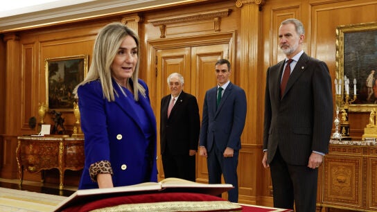 Milagros Tol&oacute;n promete su cargo como ministra de Educaci&oacute;n, Formaci&oacute;n Profesional y Deportes