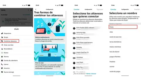 Conbinando altavoces con Alexa Conbinando altavoces con Alexa