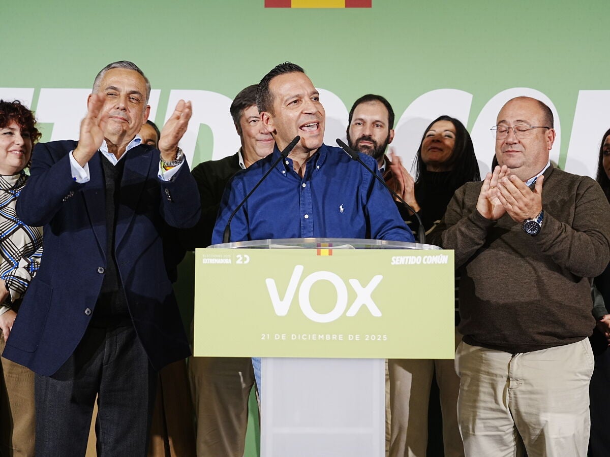 Vox descarta exigir al PP sillones en Extremadura para no quemarse