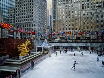 Pista de hielo del Rockefeller Center Pista de hielo del Rockefeller Center