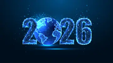 Cartel con el año 2026 Cartel con el año 2026