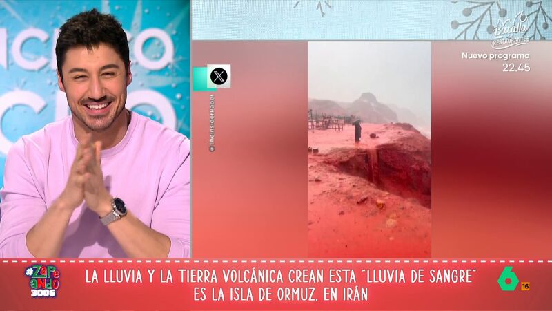 Francisco Cacho explica el curioso fen&oacute;meno que ti&ntilde;e de rojo una isla de Ir&aacute;n, en v&iacute;deo