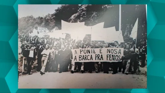Manifestación tras el suceso de 1977 Manifestación tras el suceso de 1977