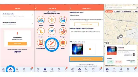 Así es la app de Doguify Así es la app de Doguify