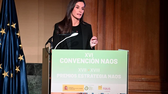 La reina Letizia preside la XVI Convención NAOS y entrega los XVII y XVIII Premios Estrategia NAOS, a 18 de diciembre de 2025, en Madrid. La reina Letizia preside la XVI Convención NAOS y entrega los XVII y XVIII Premios Estrategia NAOS, a 18 de diciembre de 2025, en Madrid.