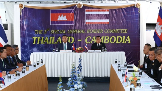 Las autoridades de Tailandia y Camboya firman un acuerdo de alto el fuego. Las autoridades de Tailandia y Camboya firman un acuerdo de alto el fuego.