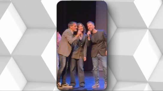 Ayuso con 'Los Meconios'